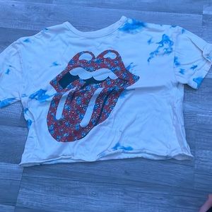 rolling stones crop top